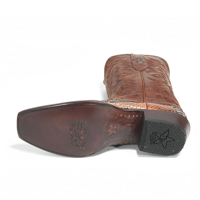 Los Altos Python Skin Western Boots