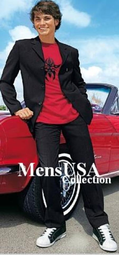 Boy's Solid Black Kids Sizes Suits 3 Buttons super fine poly~rayon Blend Suit Prefect for toddler Suit wedding attire outfits