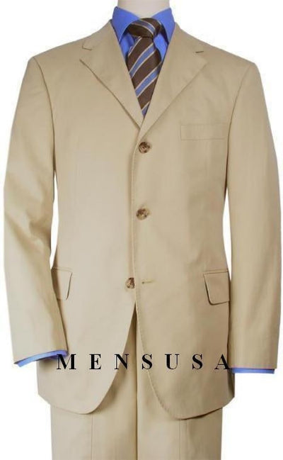 Mix and Match Suits Solid Tan ~ Beige~Beige Quality Suit Separates, Total Comfort Any Size Jacket&Any Size Pants