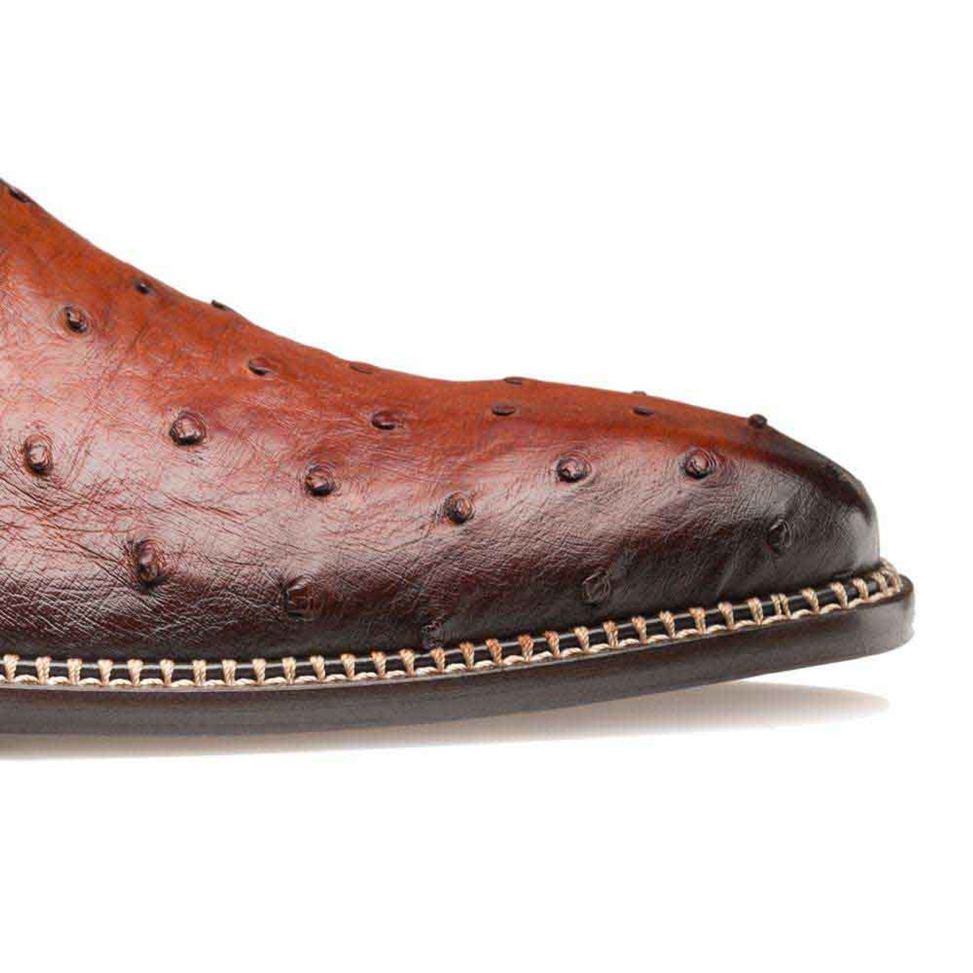 Tillson Brandy Ostrich Blucher by Mezlan