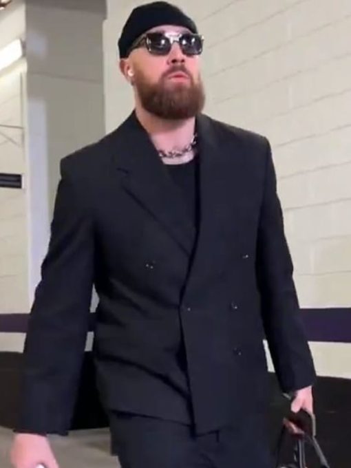 Travis Kelce AFC Championship Suit