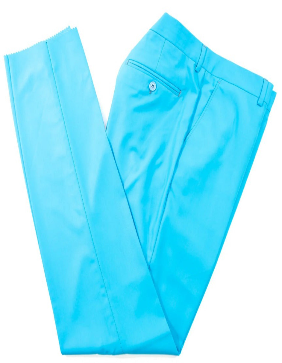 Turquoise Slim-Fit 3-Piece Suit
