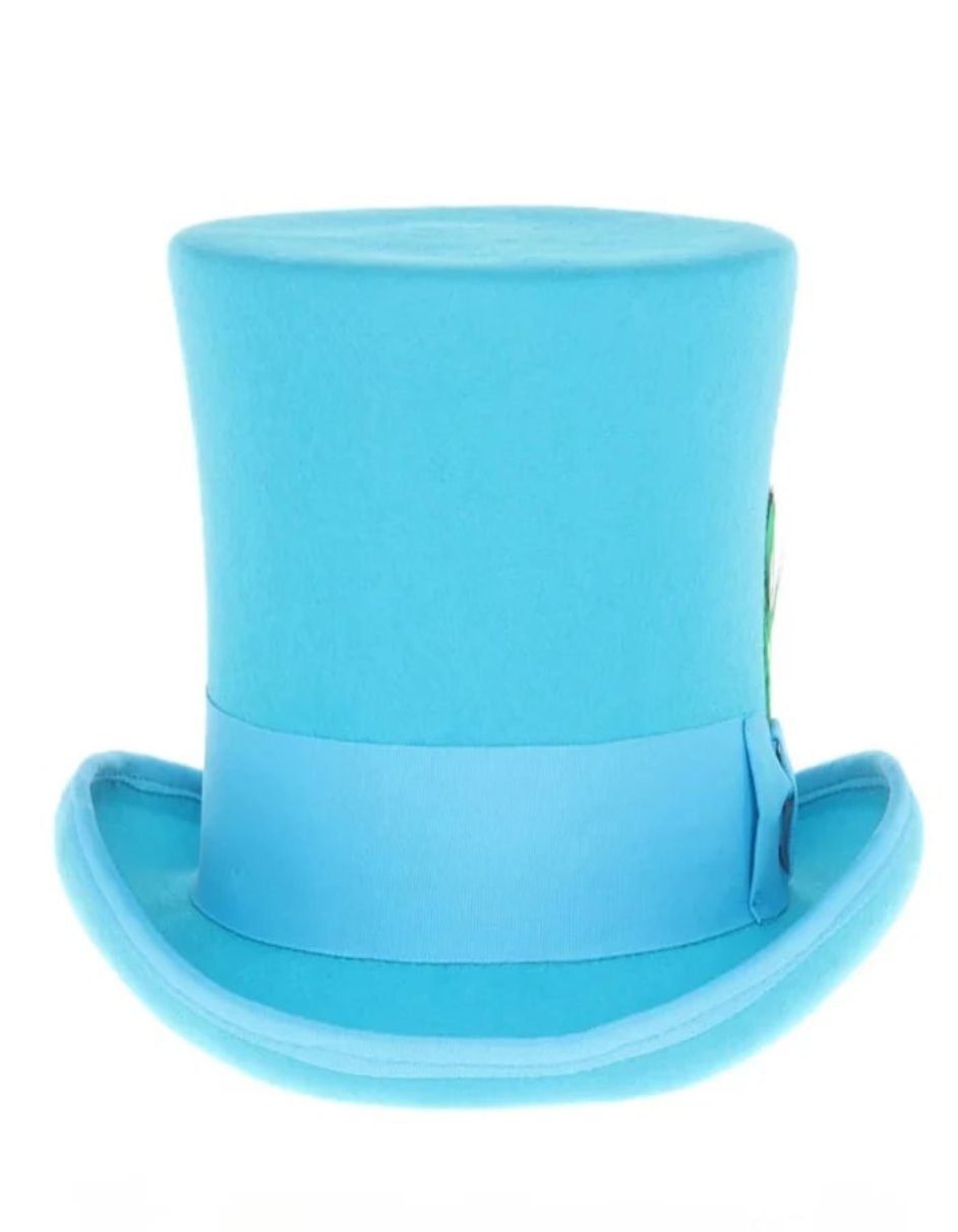Victorian Steampunk Loden Felt Top Hat