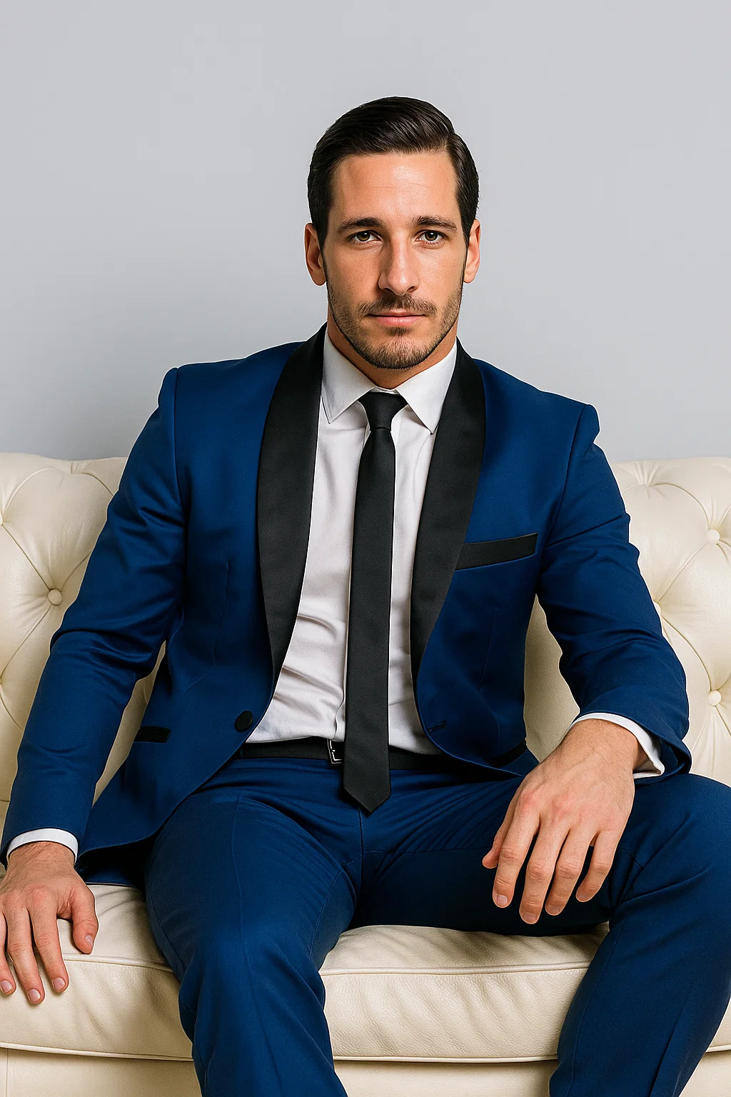 Tuxedo Shawl Lapel Black,Blue