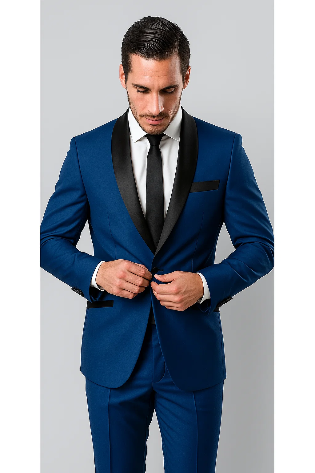 Tuxedo Shawl Lapel Black,Blue