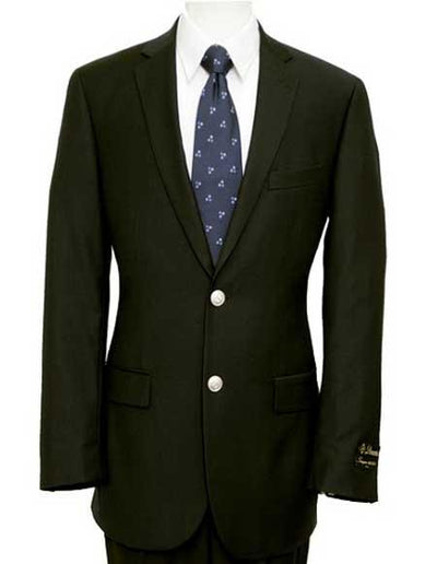 Men's Silver Button Black Sport Jacket