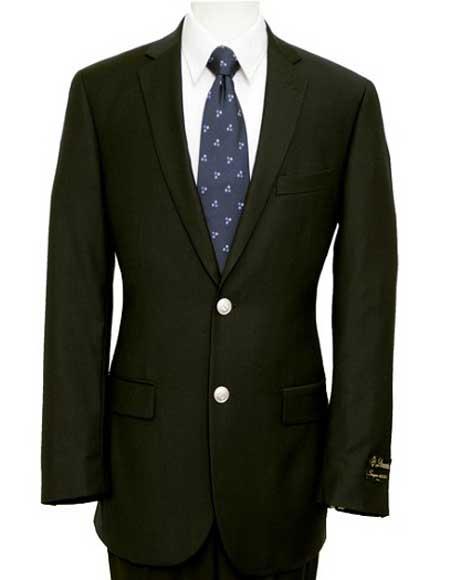 Men's Silver Button Black Sport Jacket