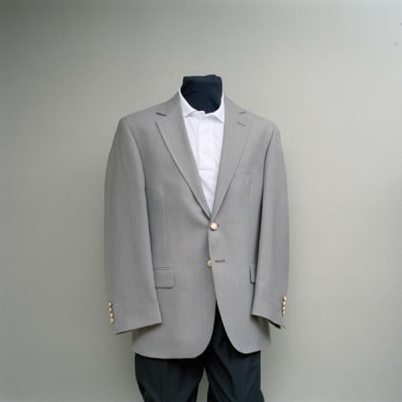 Men's 2 Button 55/45 Poly Blend Blazers