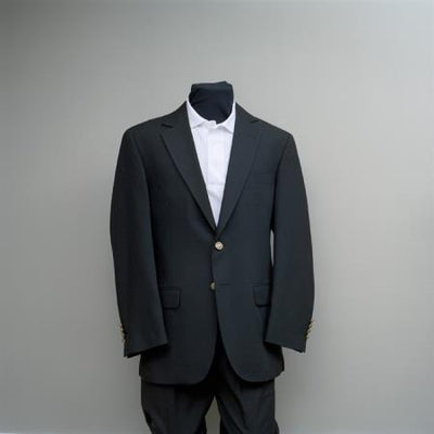 Men's Black 2 Button Fashion Dress Casual Blazer