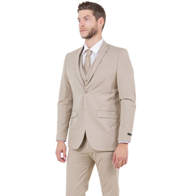 Tan 3-Piece Slim Fit Suit - M362S