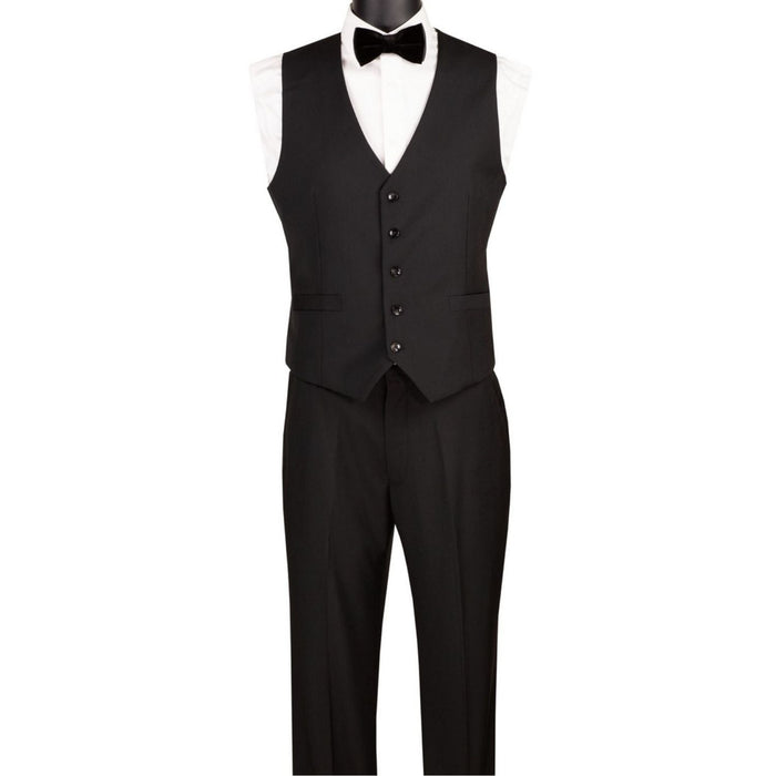 Black houndstooth 3-piece suit - additional view 2