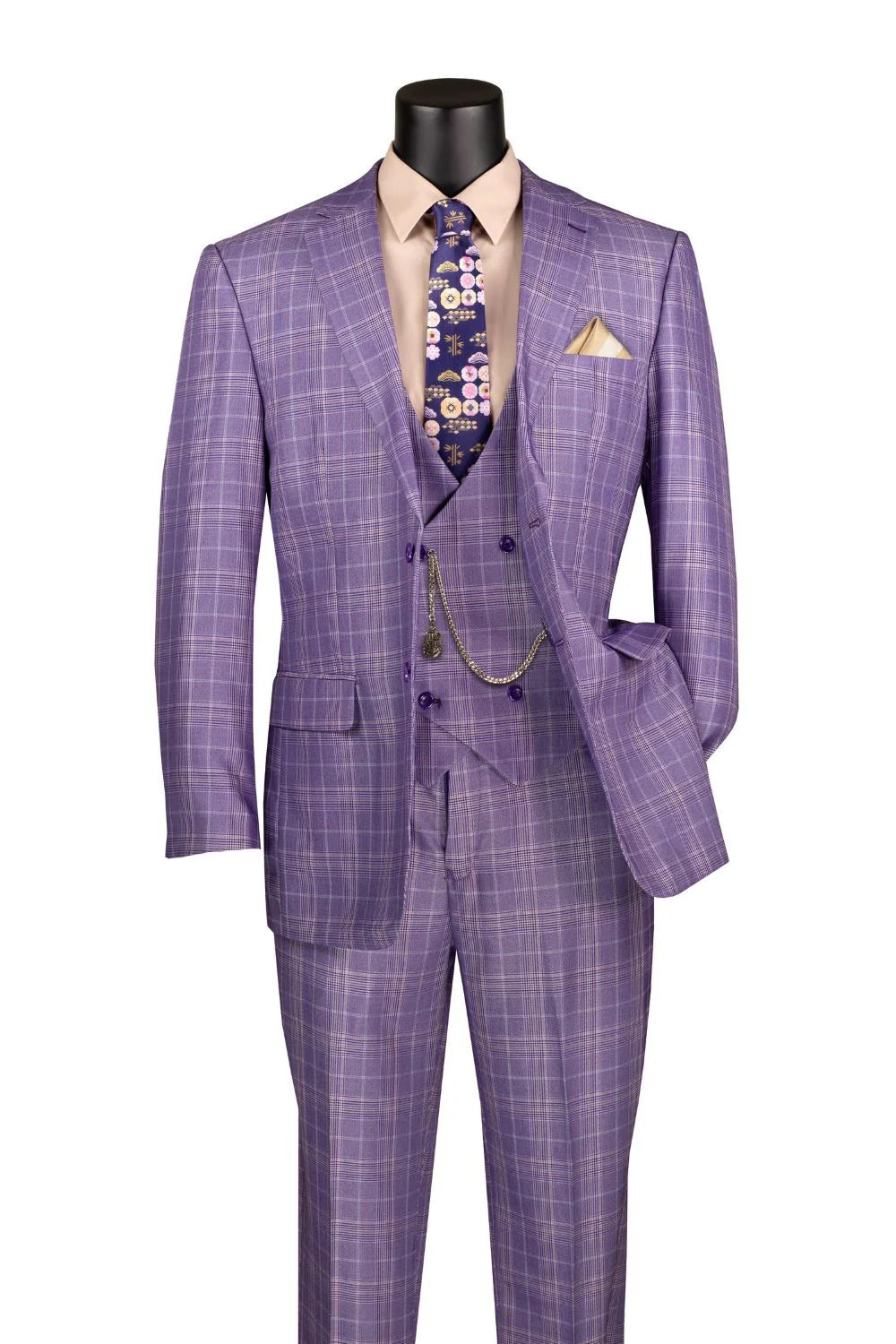 1920s Vintage Suits Patterns Checkered Suit