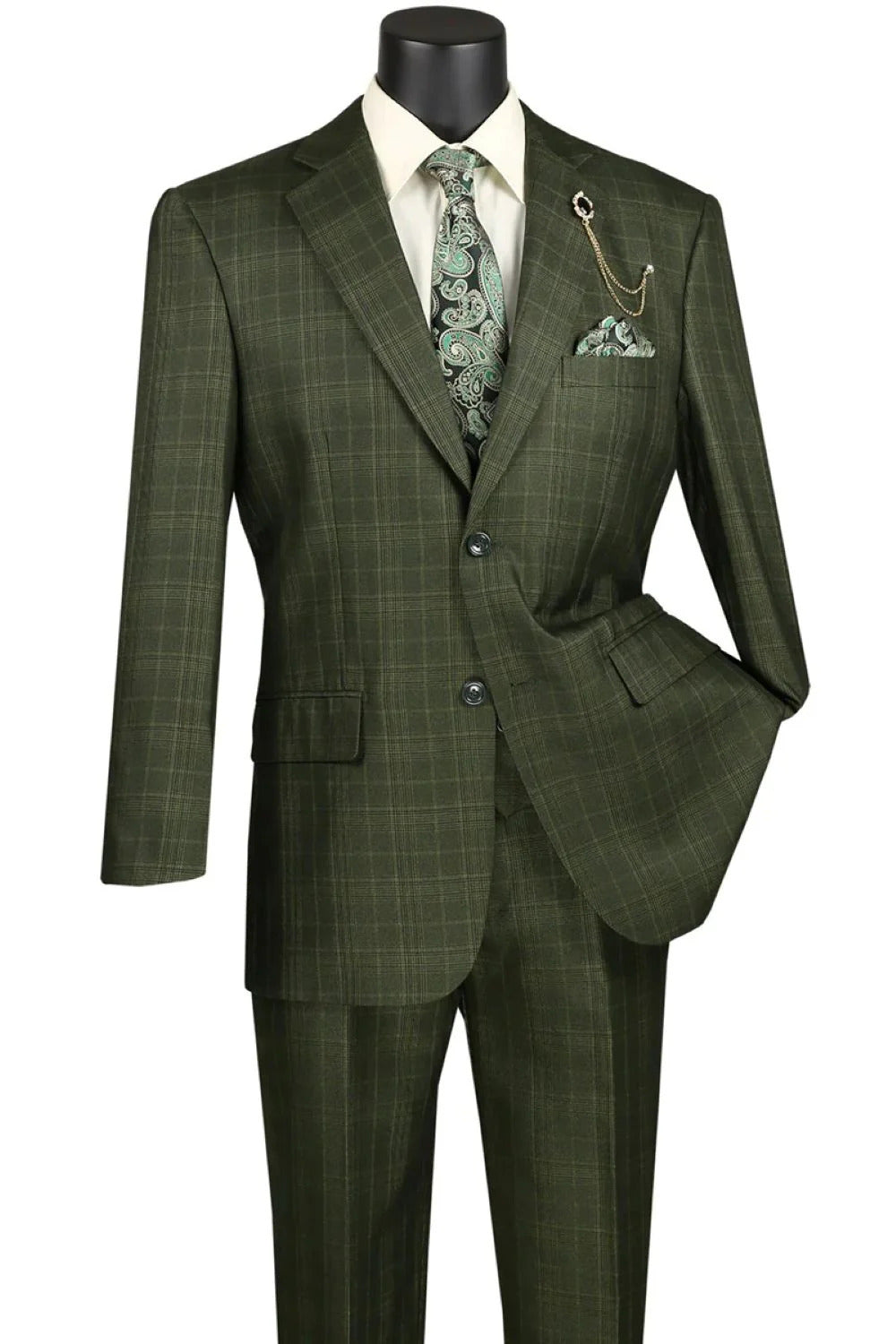 1920s Vintage Suits Patterns Checkered Suit