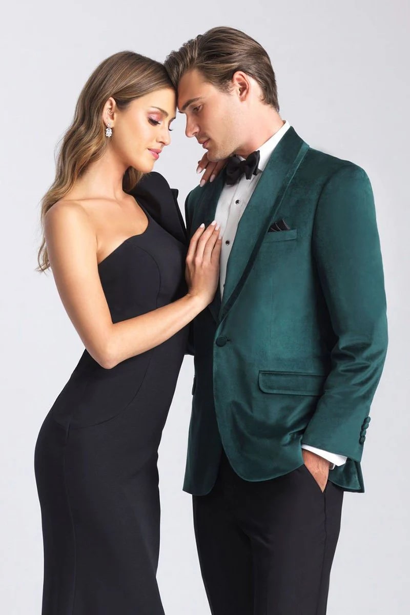 Venice Emerald Green Velvet Dinner Jacket