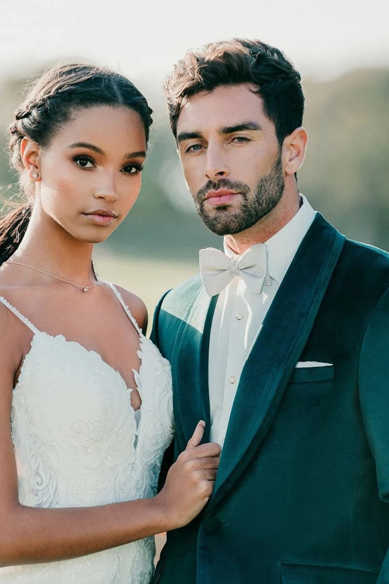 Venice Emerald Green Velvet Dinner Jacket