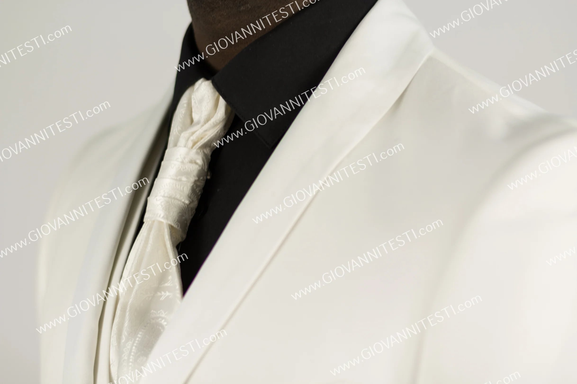 Ivory Tuxedo Cream 2 Button Wedding Suit