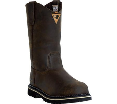 McRae Industrial-11 Safety Toe Wellington MR85344 Dark Brown