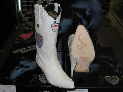 Wild West Oryx Tan ~ Beige Genuine Crocodile ~ World Best Alligator ~ Gator Skin Western Cowboy Dress Cowboy Boot Cheap Priced For Sale Online (EE)