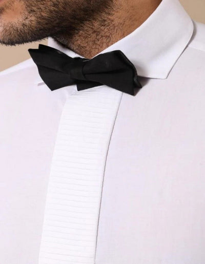 White Tuxedo Shirt Classic Cotton by Alligator Warehouse