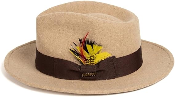 Gangster Australian Wool Crushable Fedora