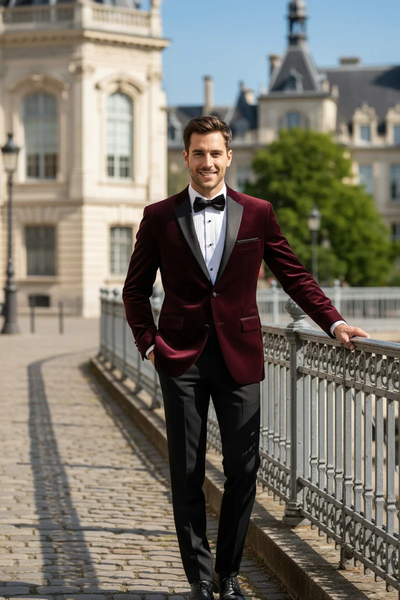 Men’s Wine Tuxedo