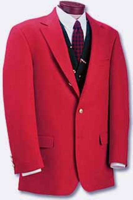 Women RED sport coats - RED Cheap Priced Blazer Jacket For Men # 23205 Sportcoat, poly-For Ladys mensusa