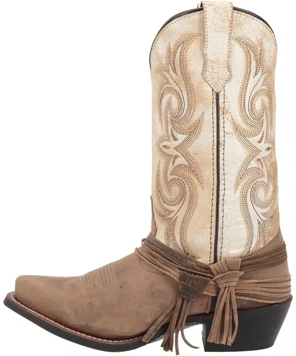 Laredo Women's Myra Boot Sand White Upper