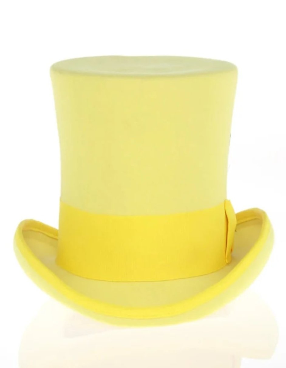 Victorian Steampunk Loden Felt Top Hat