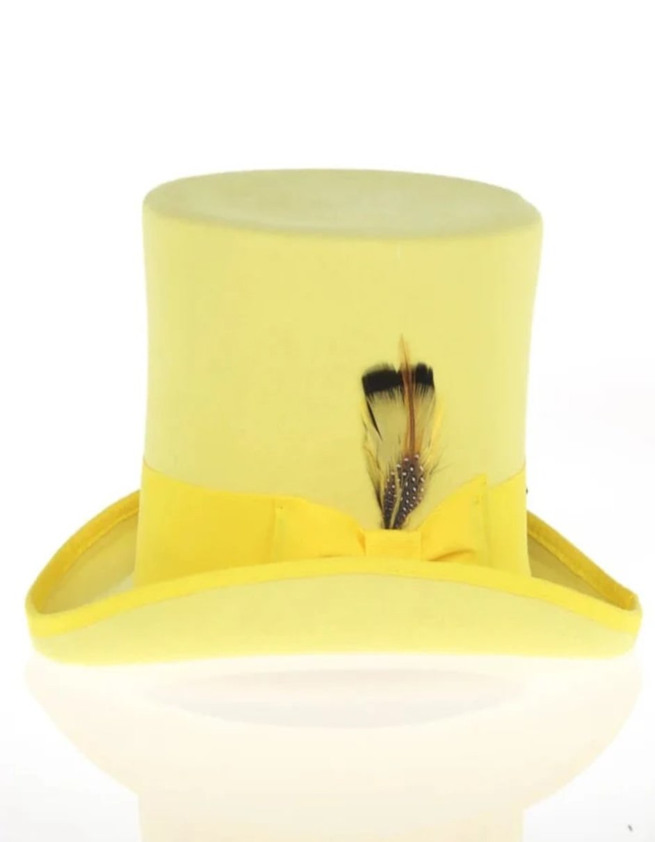 Victorian Steampunk Loden Felt Top Hat