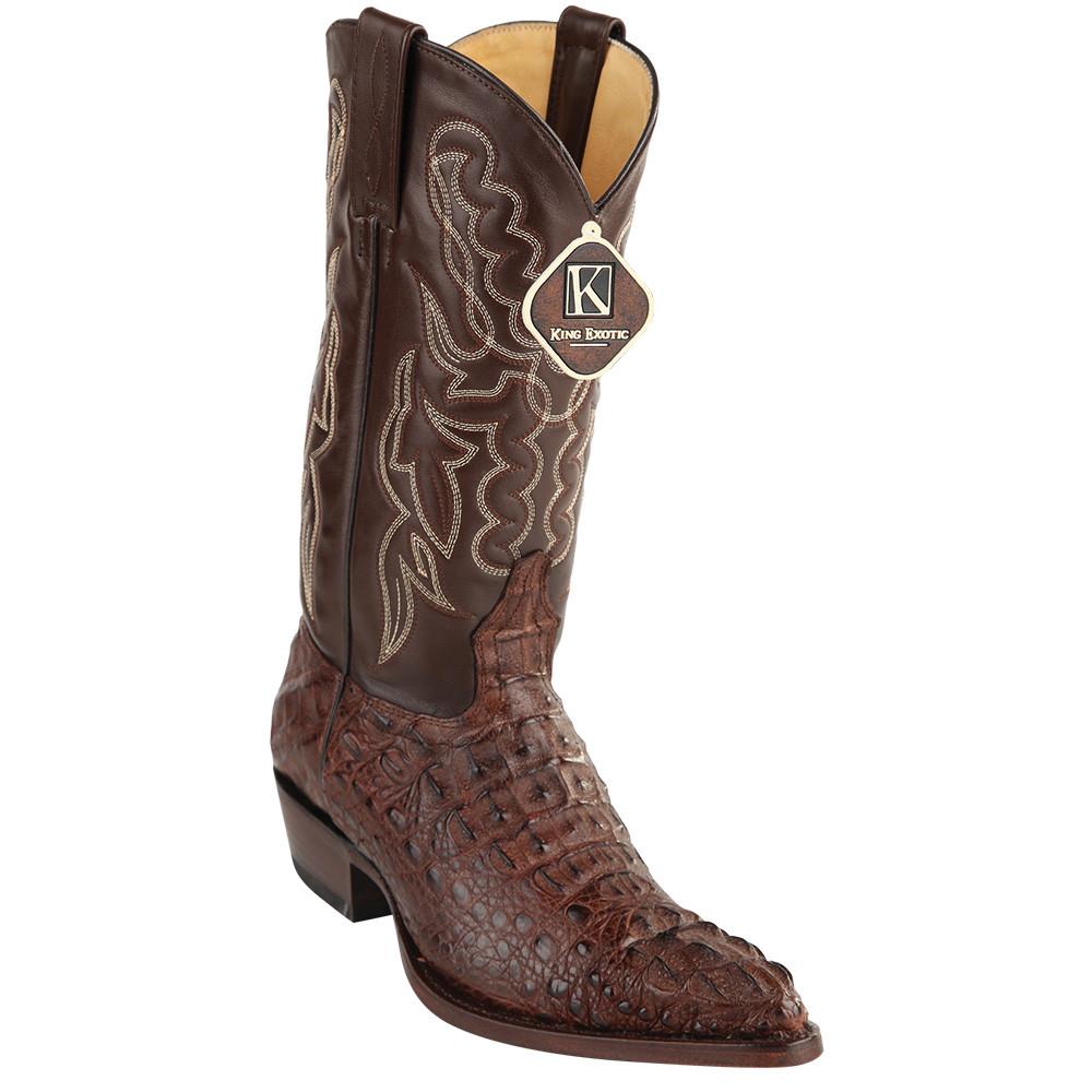 King Exotic Caiman Hornback Cowboy Boot