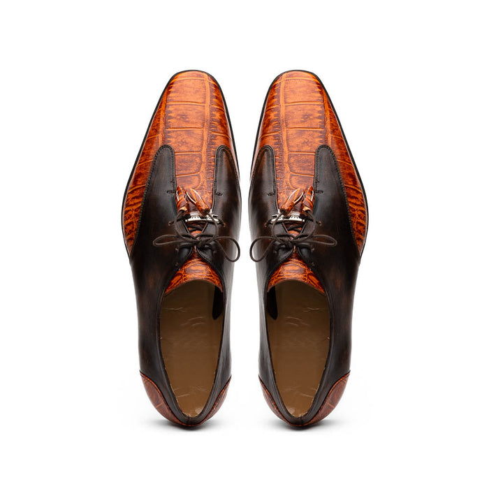 Marco Di Milano Anzio Rustic Brandy Leather Shoe