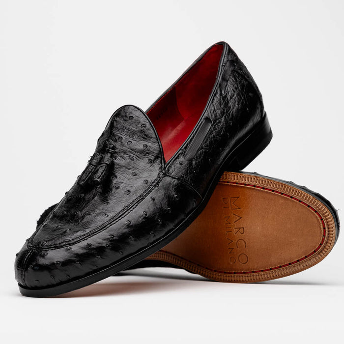 Marco Di Milano Aubiere Black Leather Dress Shoe