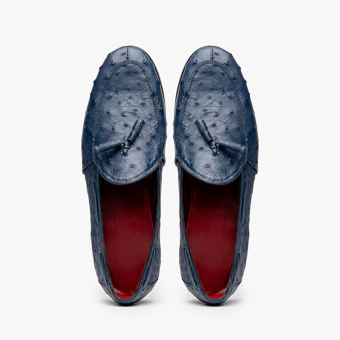 Marco Di Milano Aubiere Navy Leather Dress Shoes