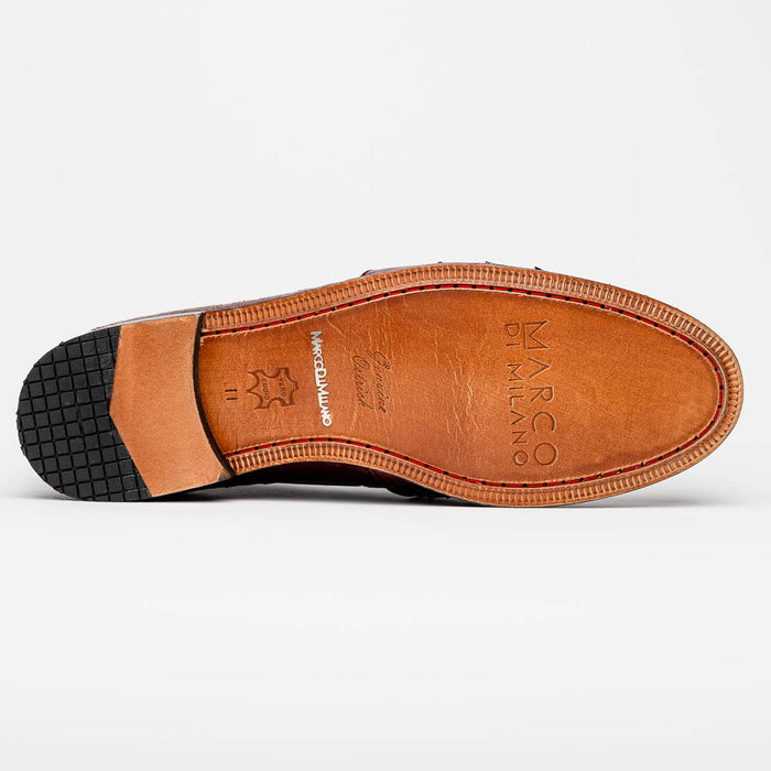 Aubiere Wine Ostrich Loafer