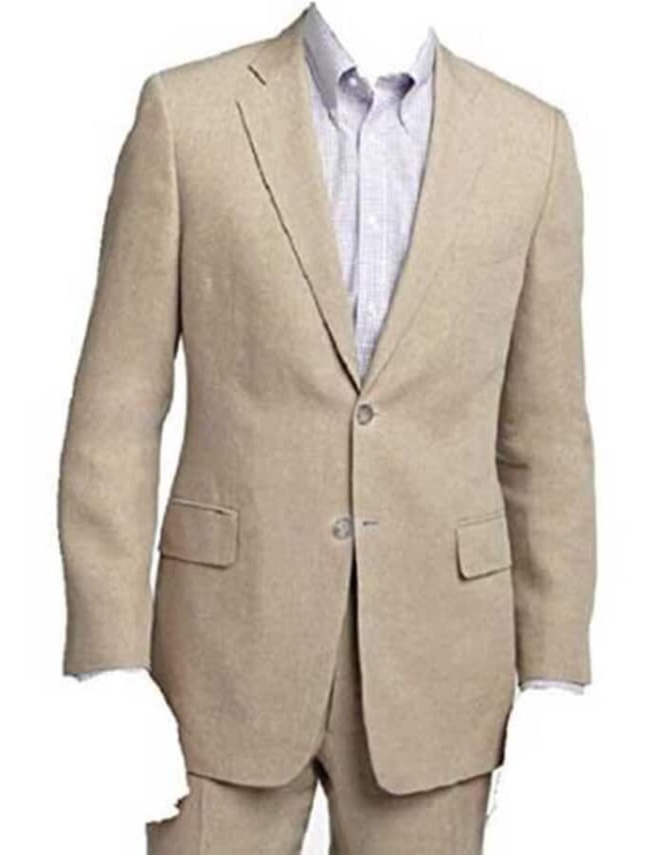 Linen Suit for Men: Beige & Natural, Summer Style