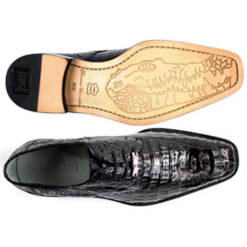 Belvedere Chapo Hornback Crocodile Shoes