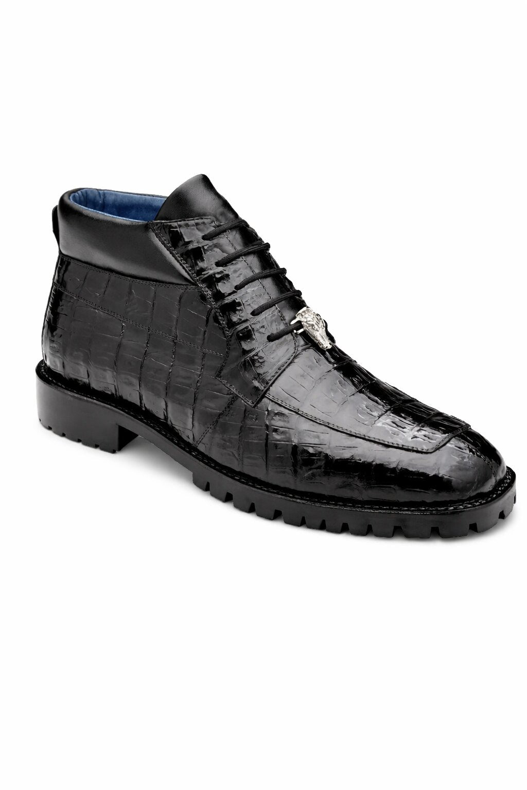 Belvedere Gallardo Caiman Crocodile Derby Boots
