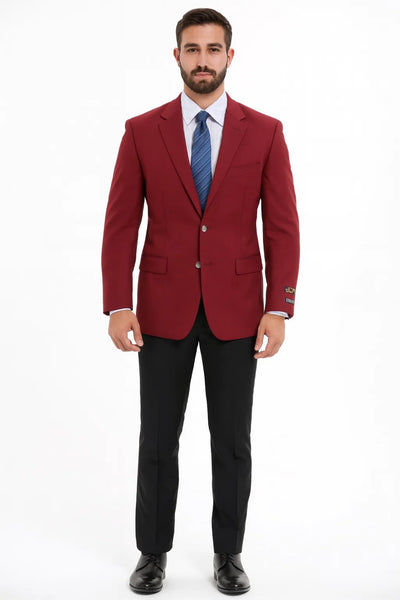 Big and Tall & Extra Long Sizes Men's Blazer With Brass Buttons