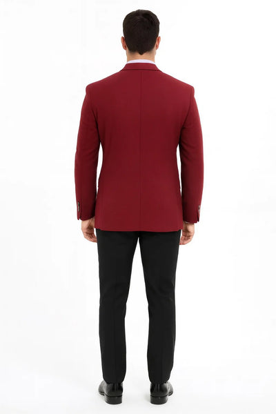 Big and Tall & Extra Long Sizes Men's Blazer With Brass Buttons