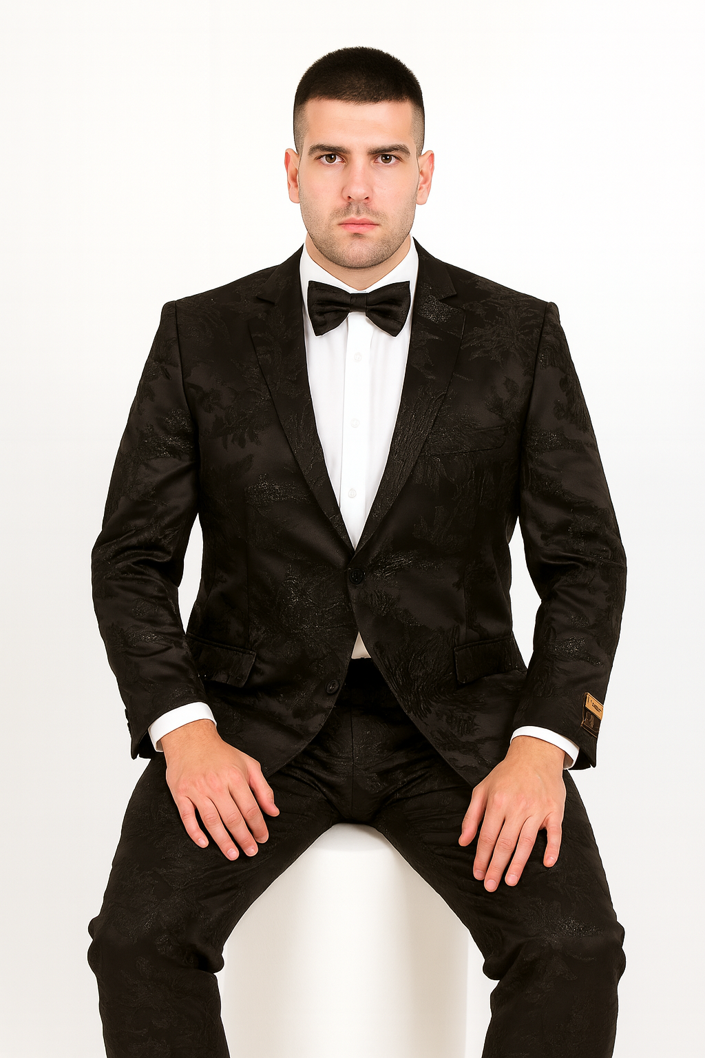 Big and Tall Mens Tuxedos Jacket - Big And Tall Formal Wear - Bowtie Included - For Big Guys