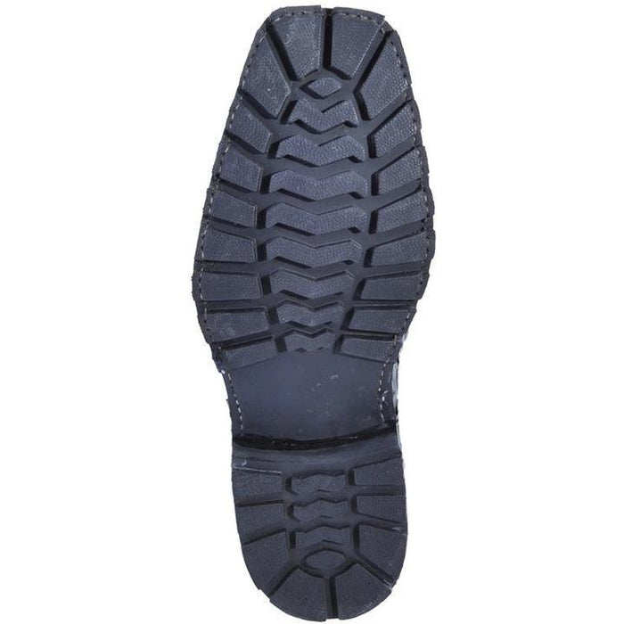 Caimán Panza Black Biker Boots by Los Altos Boots