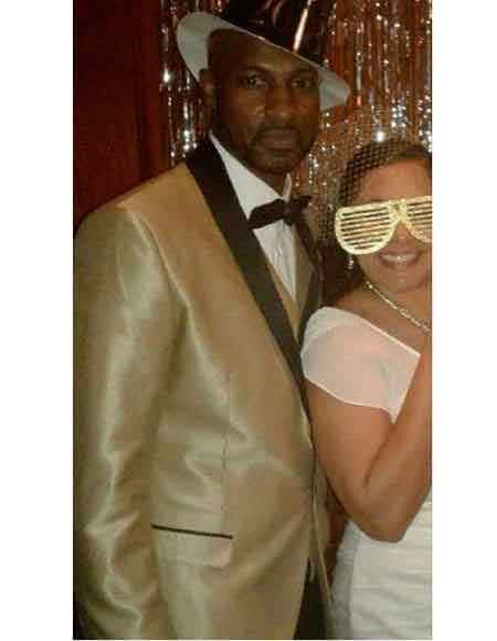 Black and Gold Shawl Lapel Button Closure Tuxedo