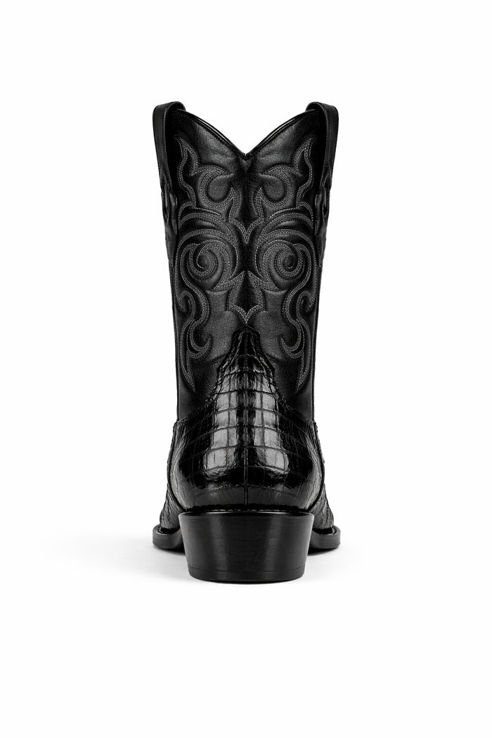 Men's Los Altos Caiman Tail Snip Toe Boots