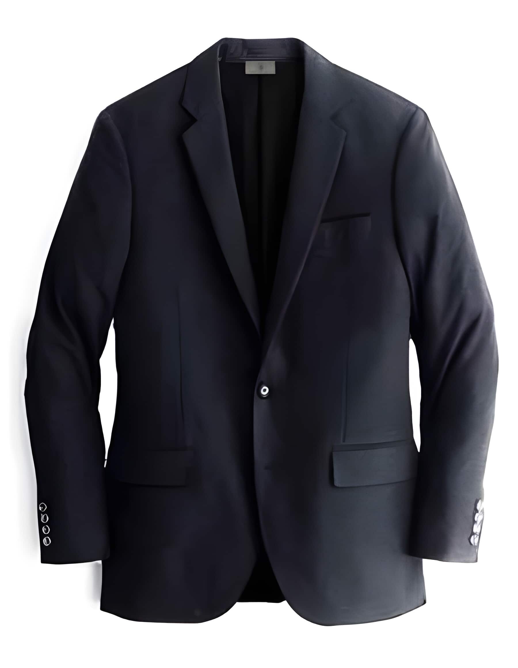 Black Cashmere & Wool Blazer