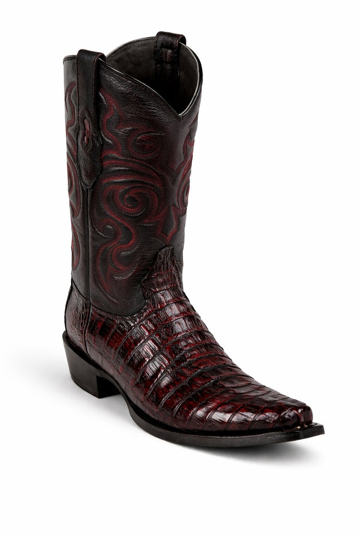 Men's Los Altos Caiman Tail Snip Toe Boots