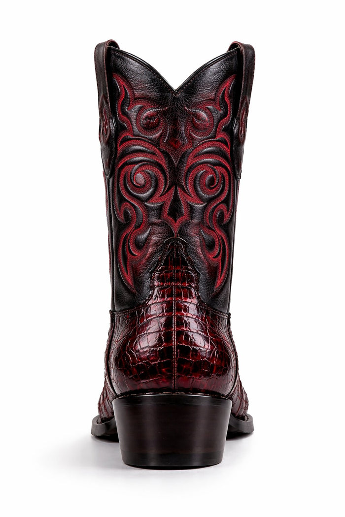 Men's Los Altos Caiman Tail Snip Toe Boots