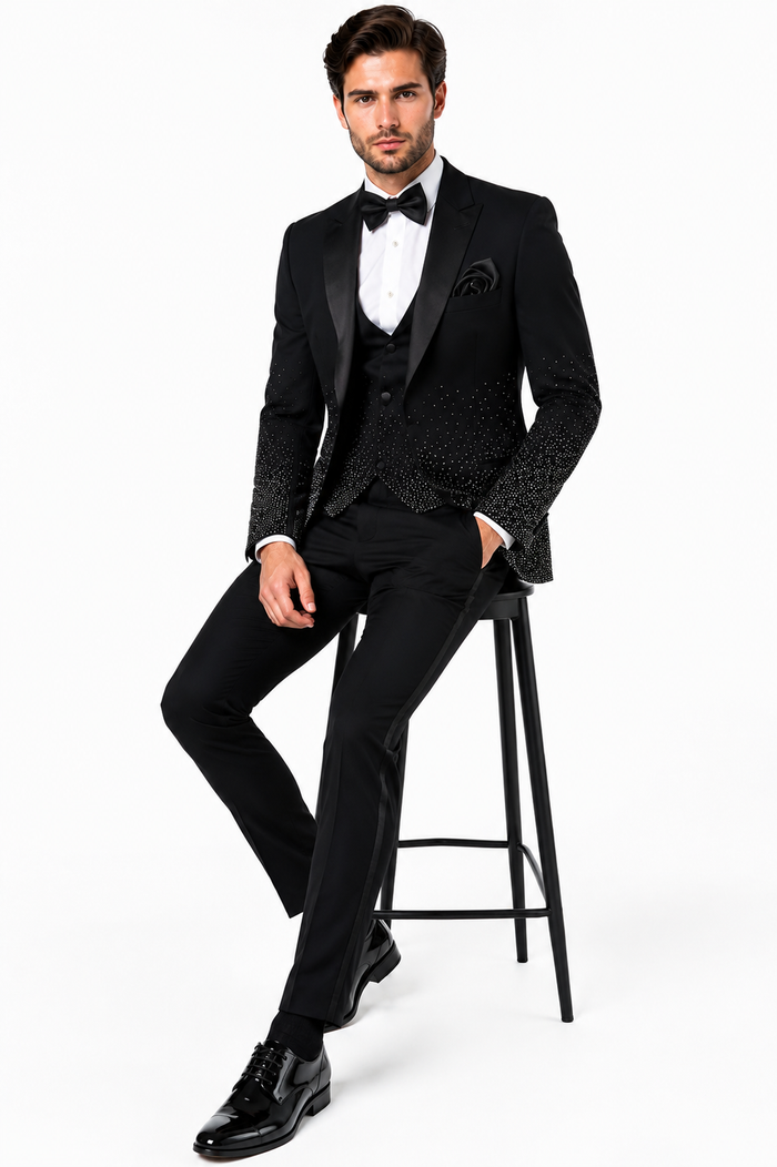 After Six Black Classic Men’s Tuxedo