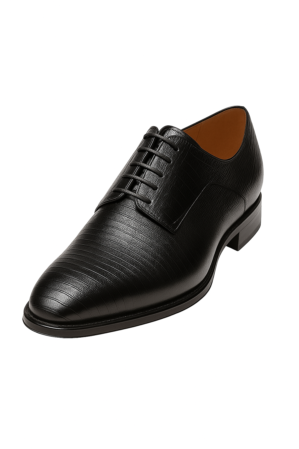 Mezlan Pegaso Lizard Black Dress Shoe