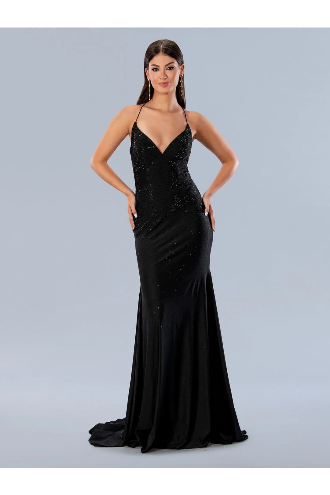 Black Prom Dress Mermaid Formal Evening Gown Stella Couture 24148