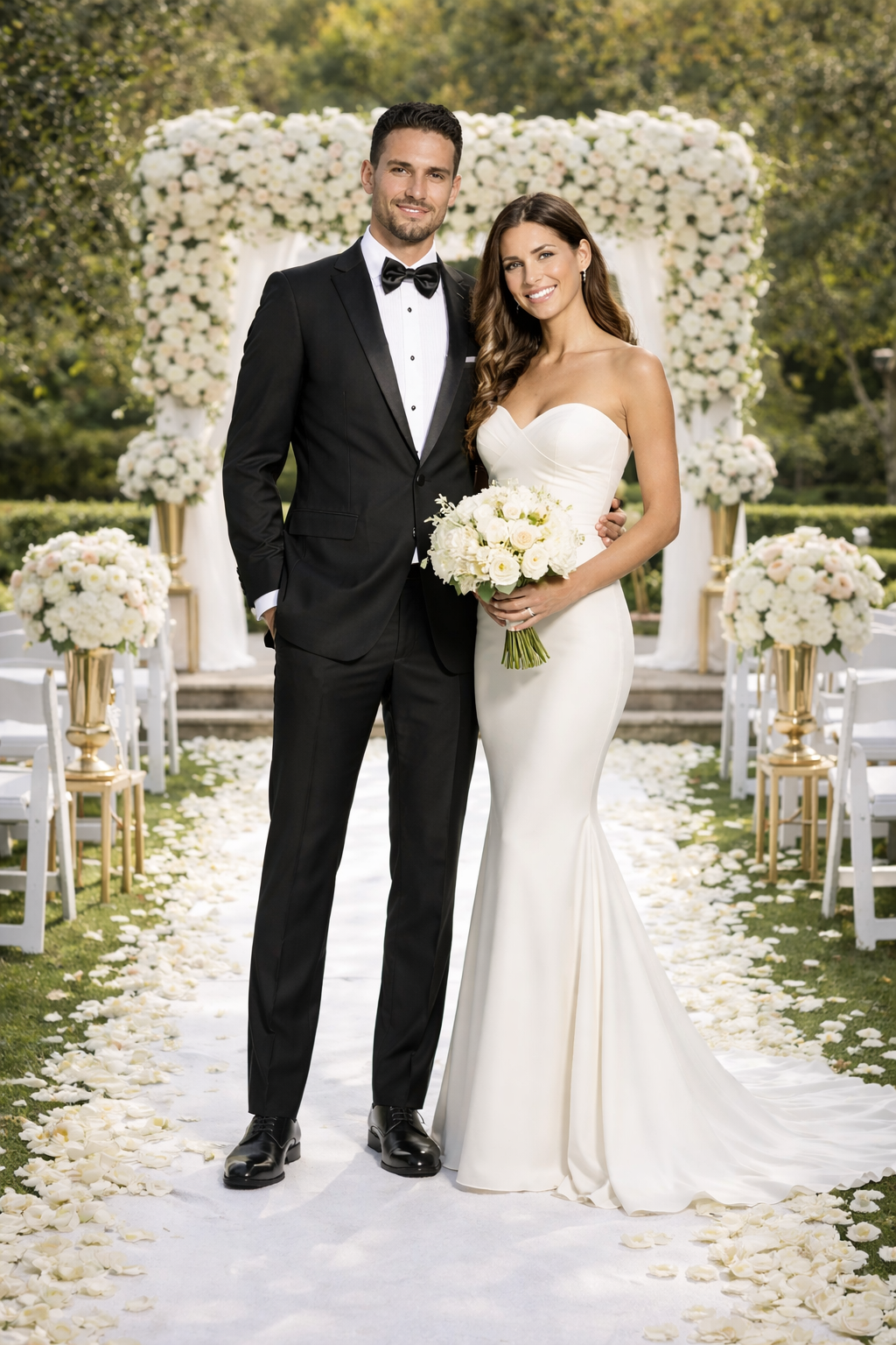 Black Slim Fit Tuxedo with Peak Framed Lapel – Wedding & Prom